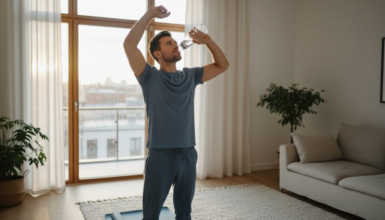 Energizing Morning Plan with Hydration and Stretch